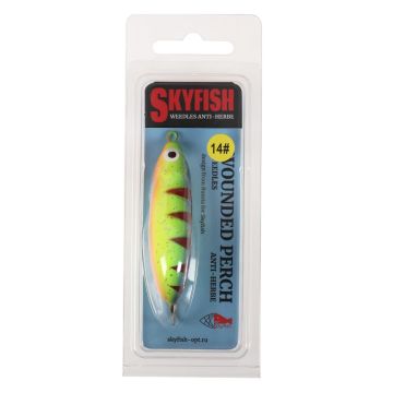Блесна "SKYFISH" незацепляйка WOUNDED PERCH  LENGTH:6cm WEIGHT:9g color:14#