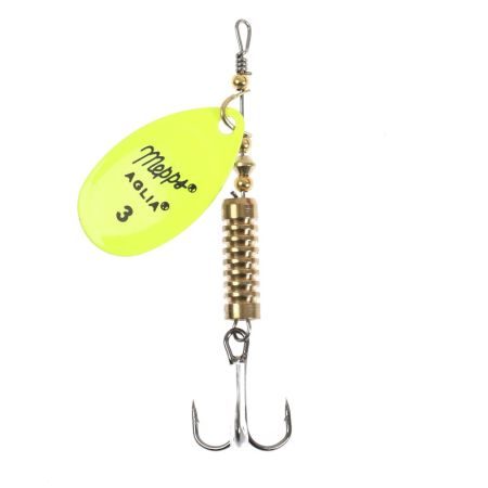 Блесна вращ."SKYFISH" Aglia Hot (chartreuse), №4, 9.0гр
