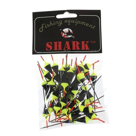 Поплавок зимний "Shark" пенопластовый №1 цвет:А  (50 шт/уп)