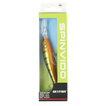 Воблер SKYFISH "SPINVIDO 90SP" 90 мм, 10,7 гр, 0-1,8 м, цвет: 5#