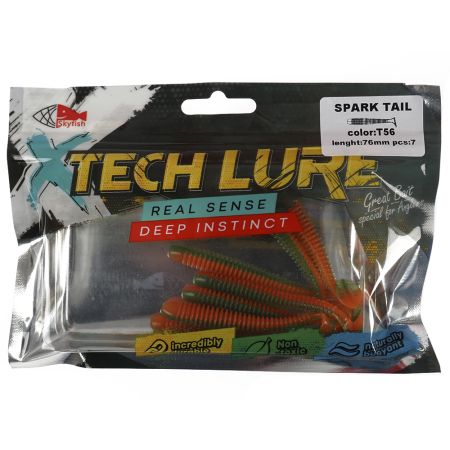 Виброхвост SkyFish "SPARK TAIL",  76мм, цвет:T56
