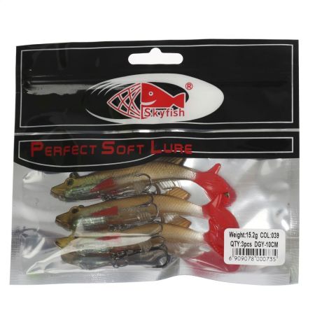 Рыбка оснащенная SKYFISH "DGY" 10 см, цвет: 039