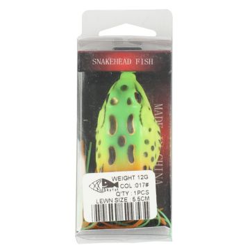 Лягушка незацепляйка  weight: 12g, size: 5.5см, col:017#